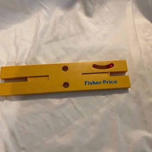 Vintage Fisher-Price Replacement Level/Ruler for Power Tools Kit - Picture 1 of 5